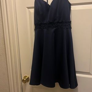 Navy blue dress